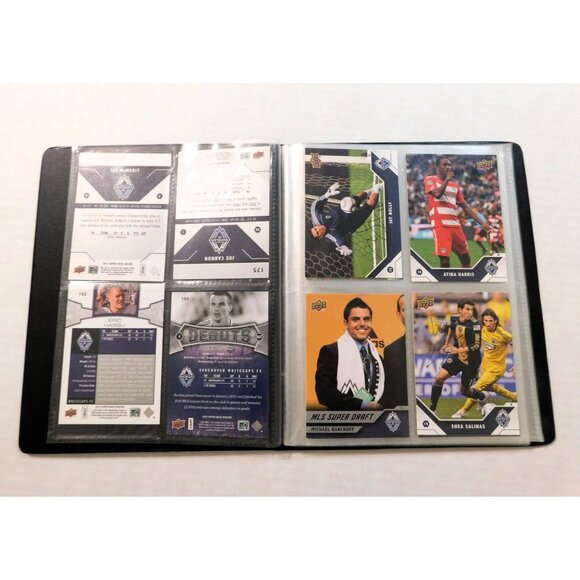 personalized card binder HASTHIP Soccer Card Collector's Album with 50 Removable Sleeves– Hasthip